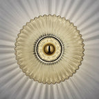 Vintage Glass Wall Sconce