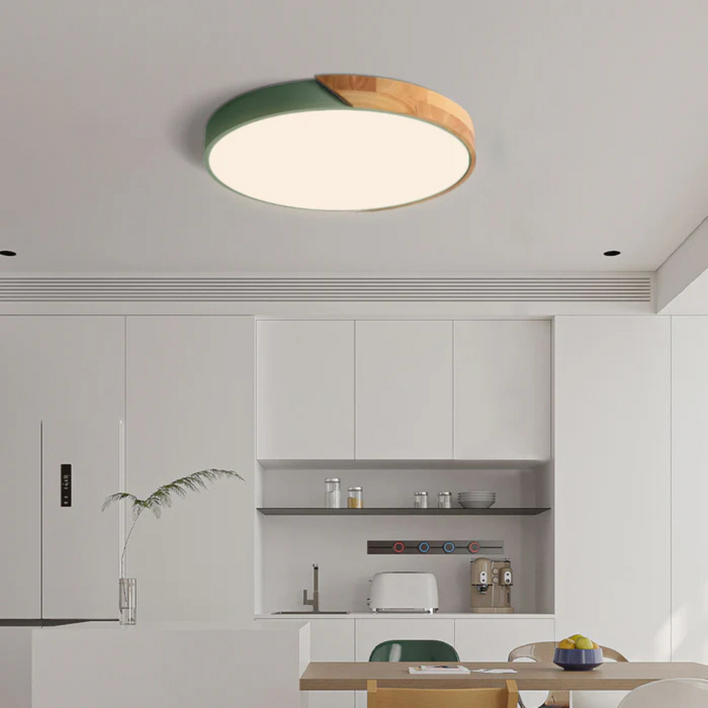 Nordic Wooden LED Ceiling Light