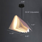 Flying Book Pendant Light