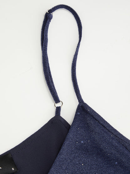 Chic Sequin V-Neck Mini Dress