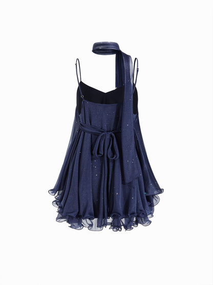 Chic Sequin V-Neck Mini Dress