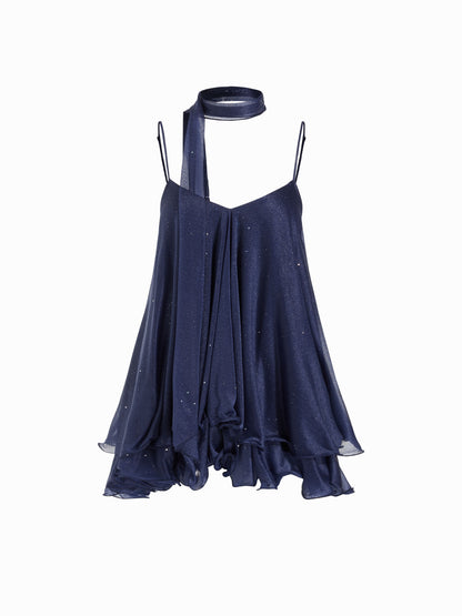 Chic Sequin V-Neck Mini Dress