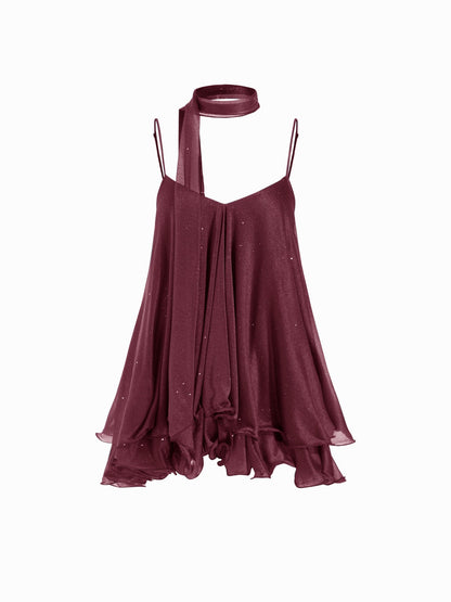 Chic Sequin V-Neck Mini Dress
