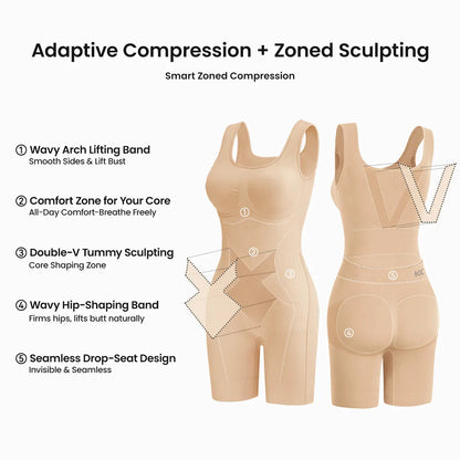Tummy Control Butt Lifter Bodysuit - Image 4