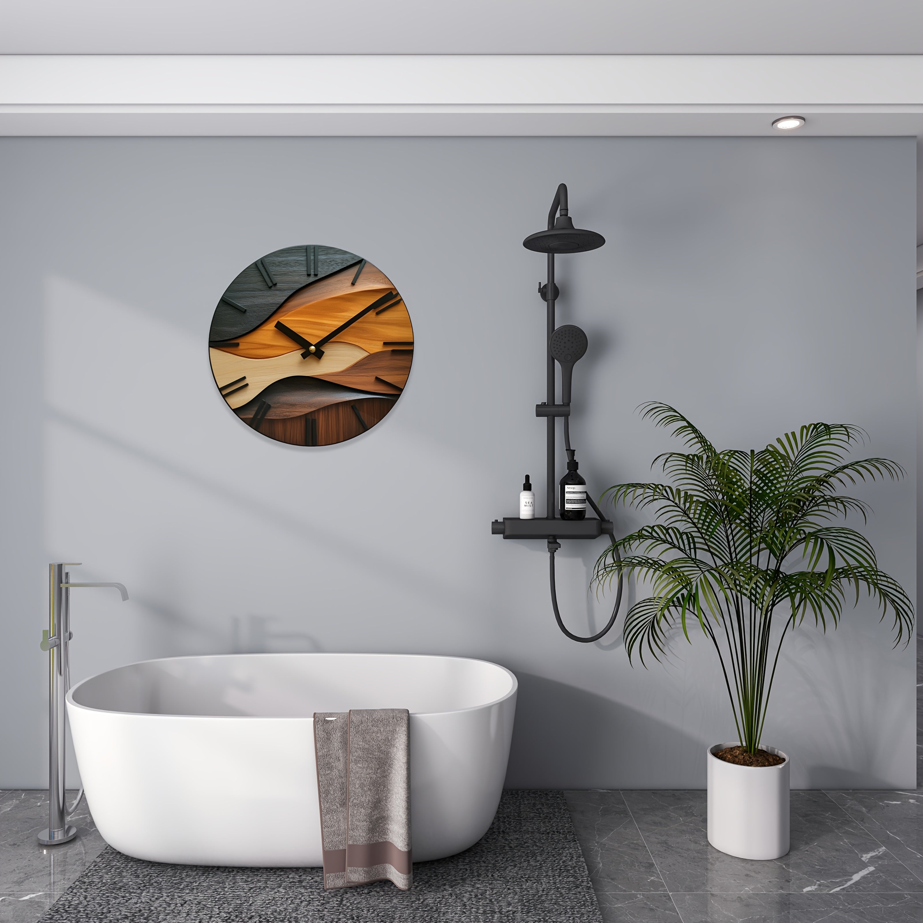 Artistic Round Wall Clock