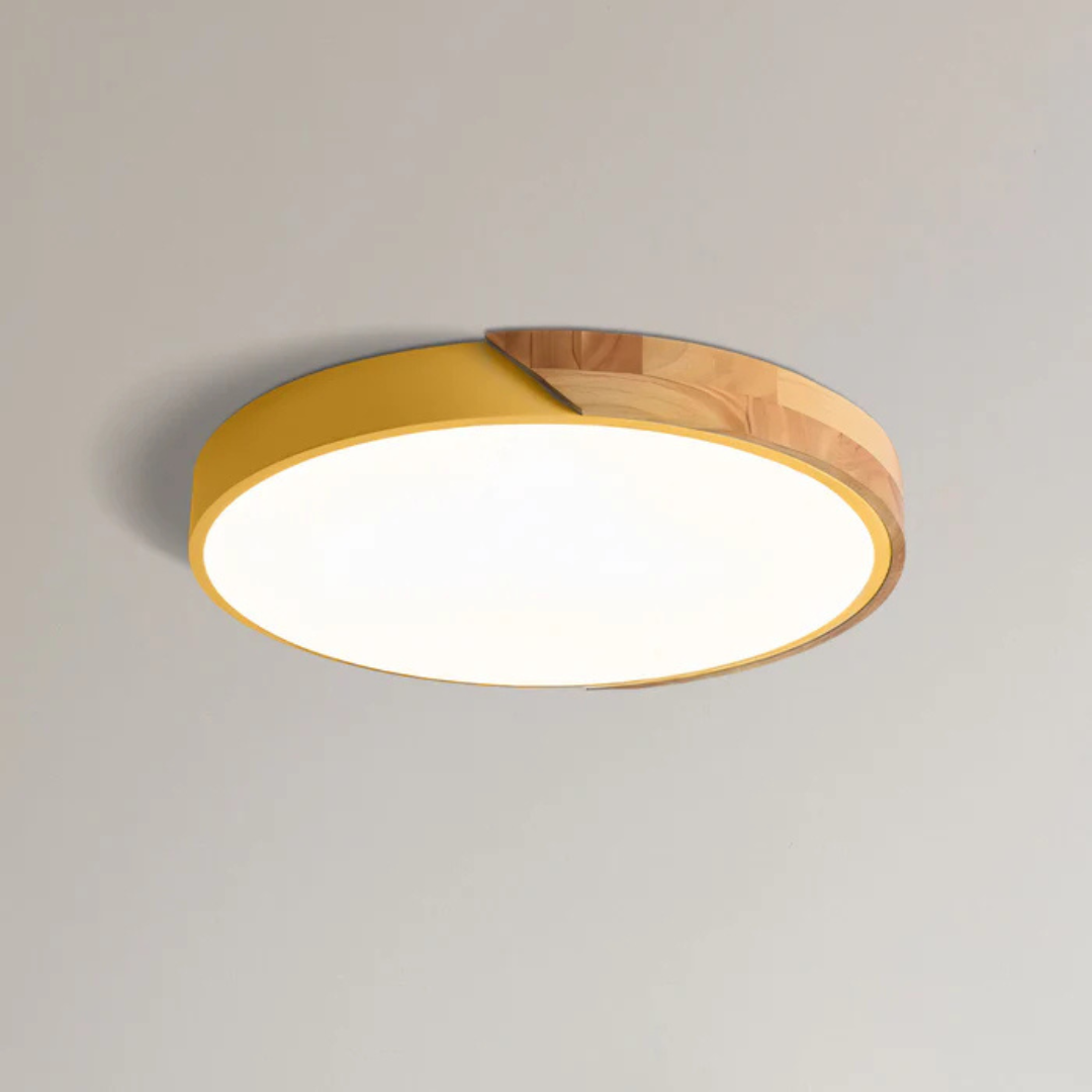 Nordic Wooden LED Ceiling Light