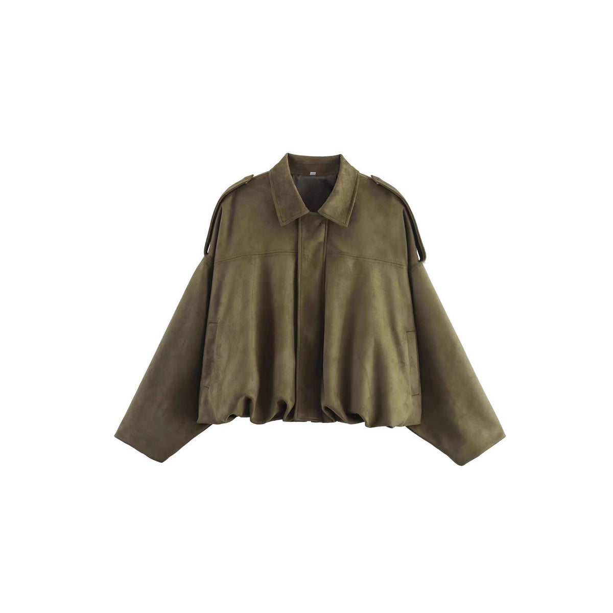 Suede Bomber Jacket