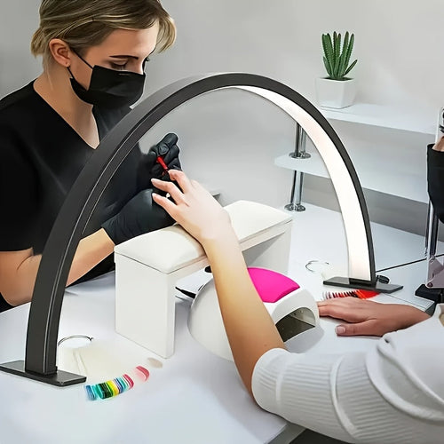 LED-Schreibtischlampe Halbmond
