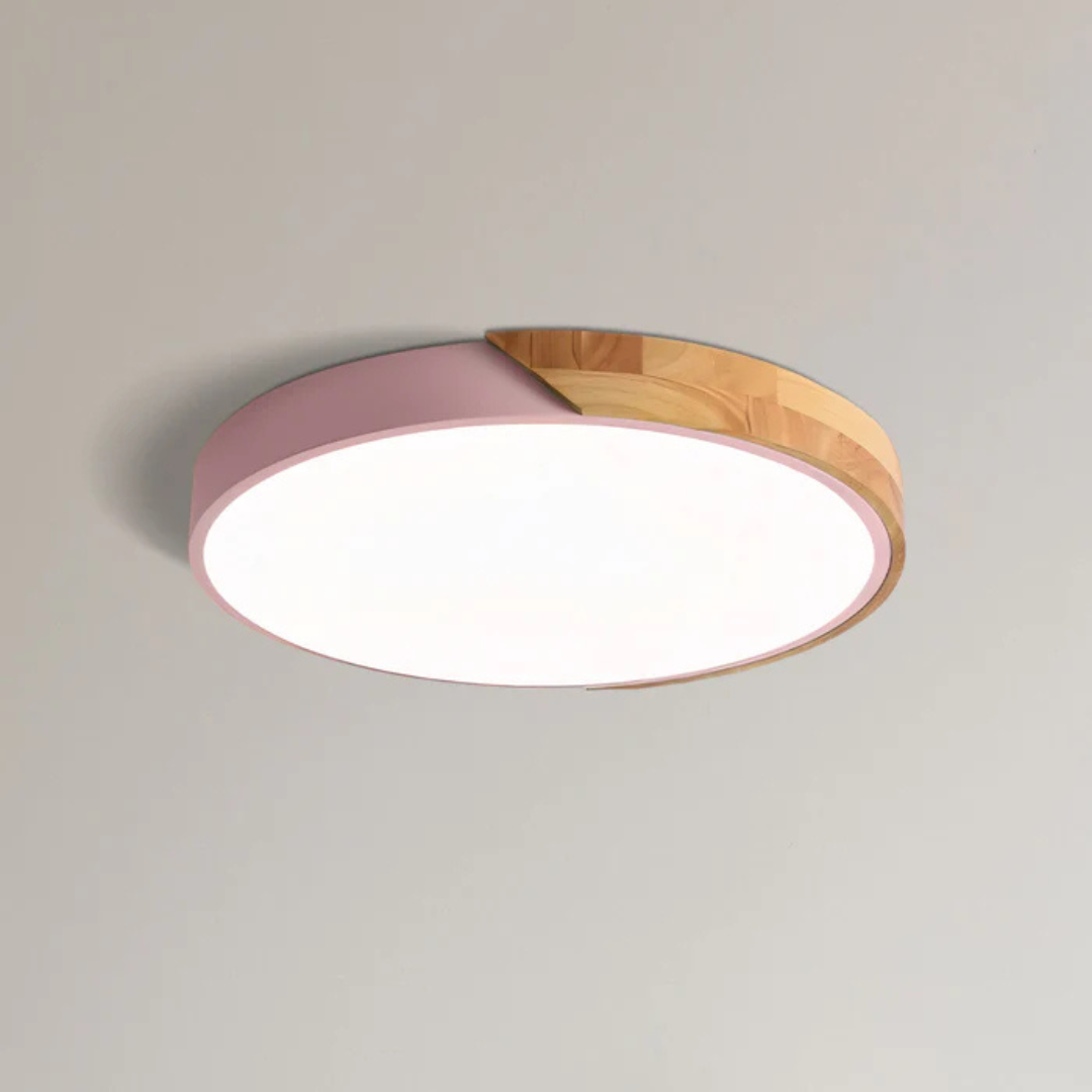 Nordic Wooden LED Ceiling Light
