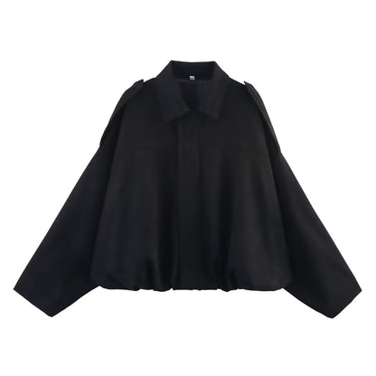 Suede Bomber Jacket