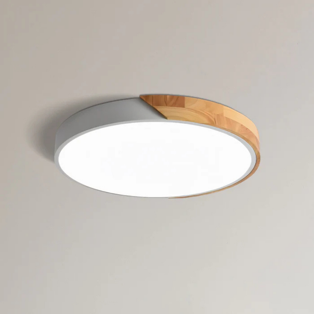 Nordic Wooden LED Ceiling Light