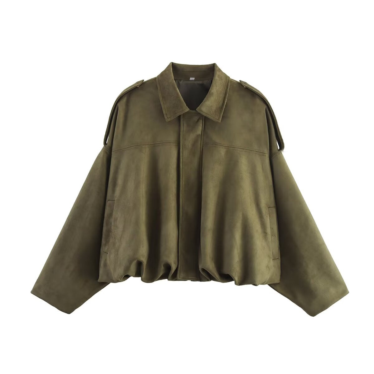 Suede Bomber Jacket