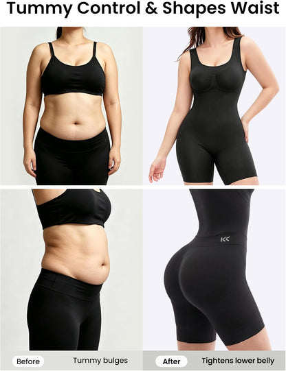Easy-Off Bodysuit Bathroom-Friendly Tummy Control Shapewear