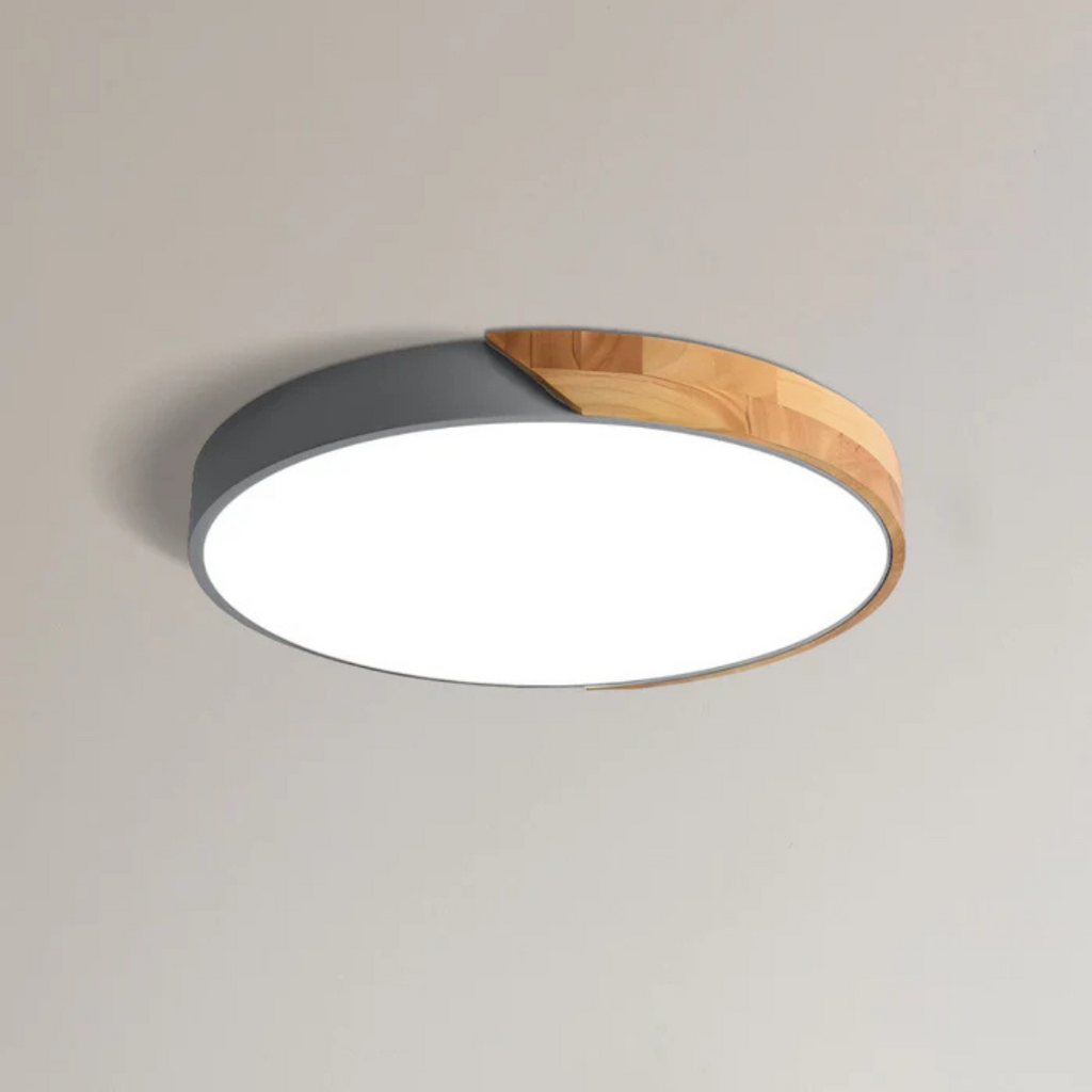 Nordic Wooden LED Ceiling Light