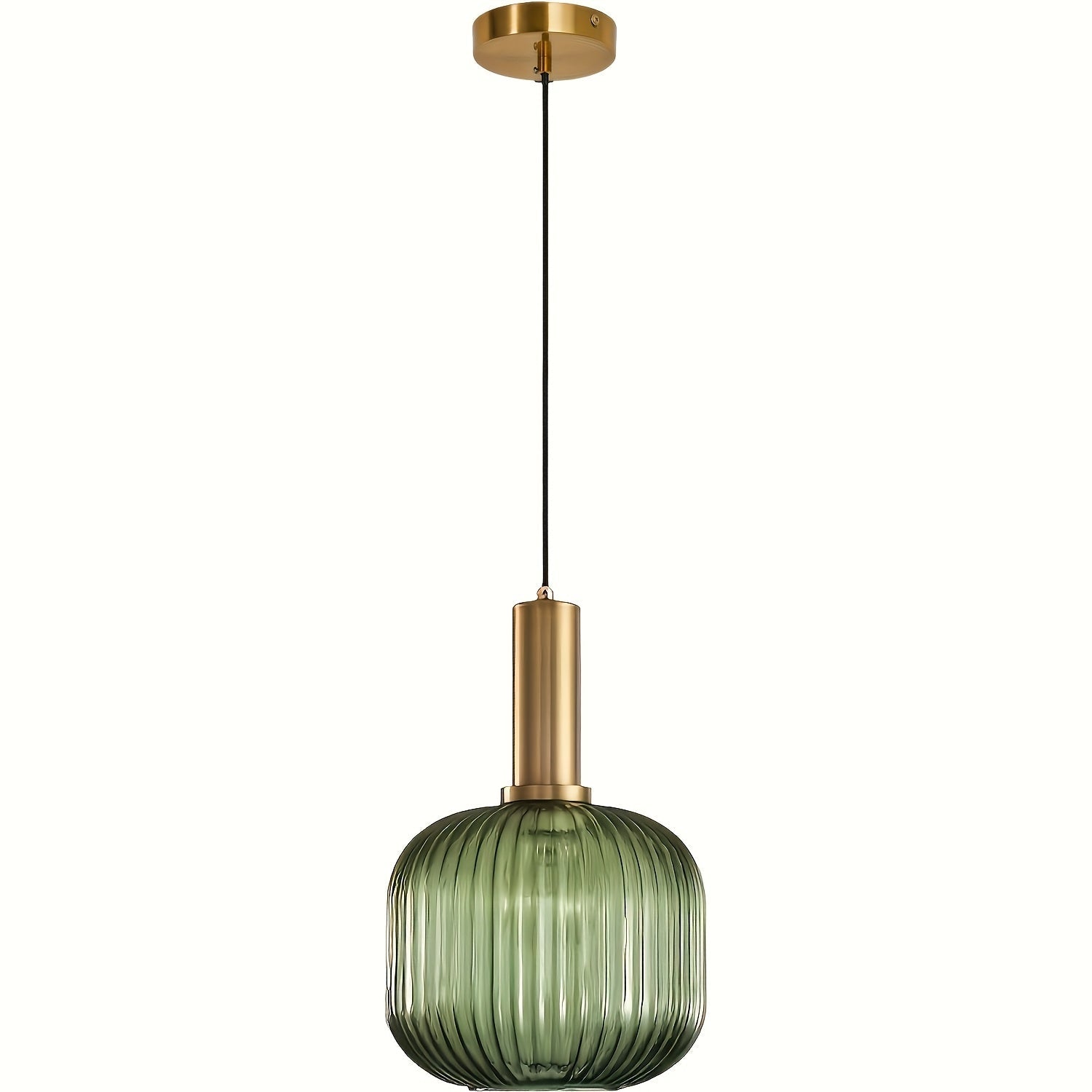 Striped Glass Pendant Light