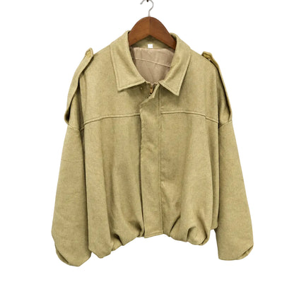 Suede Bomber Jacket