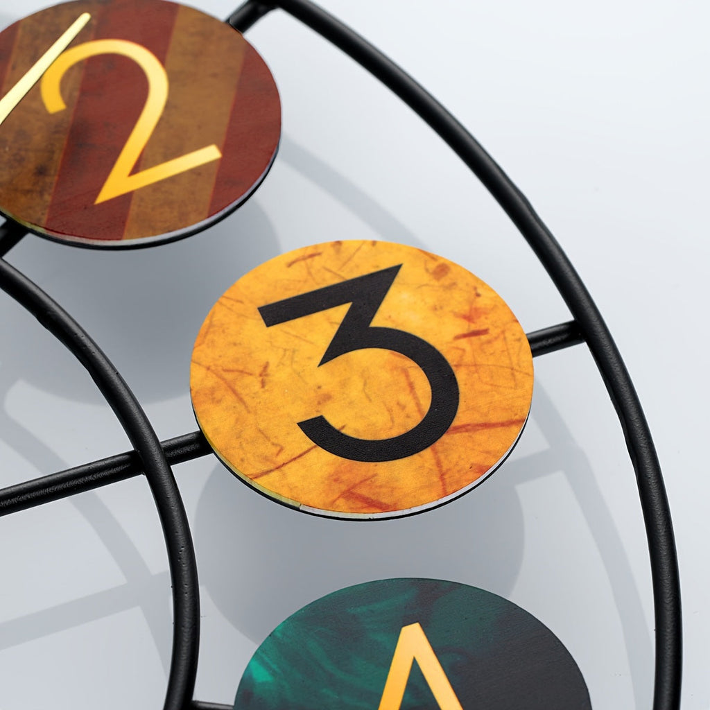 Retro Metal Wall Clock