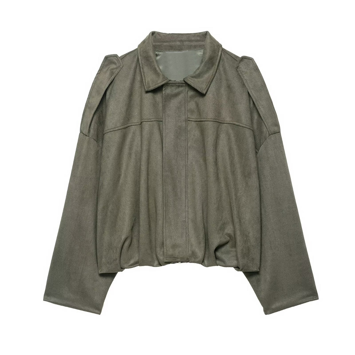Suede Bomber Jacket