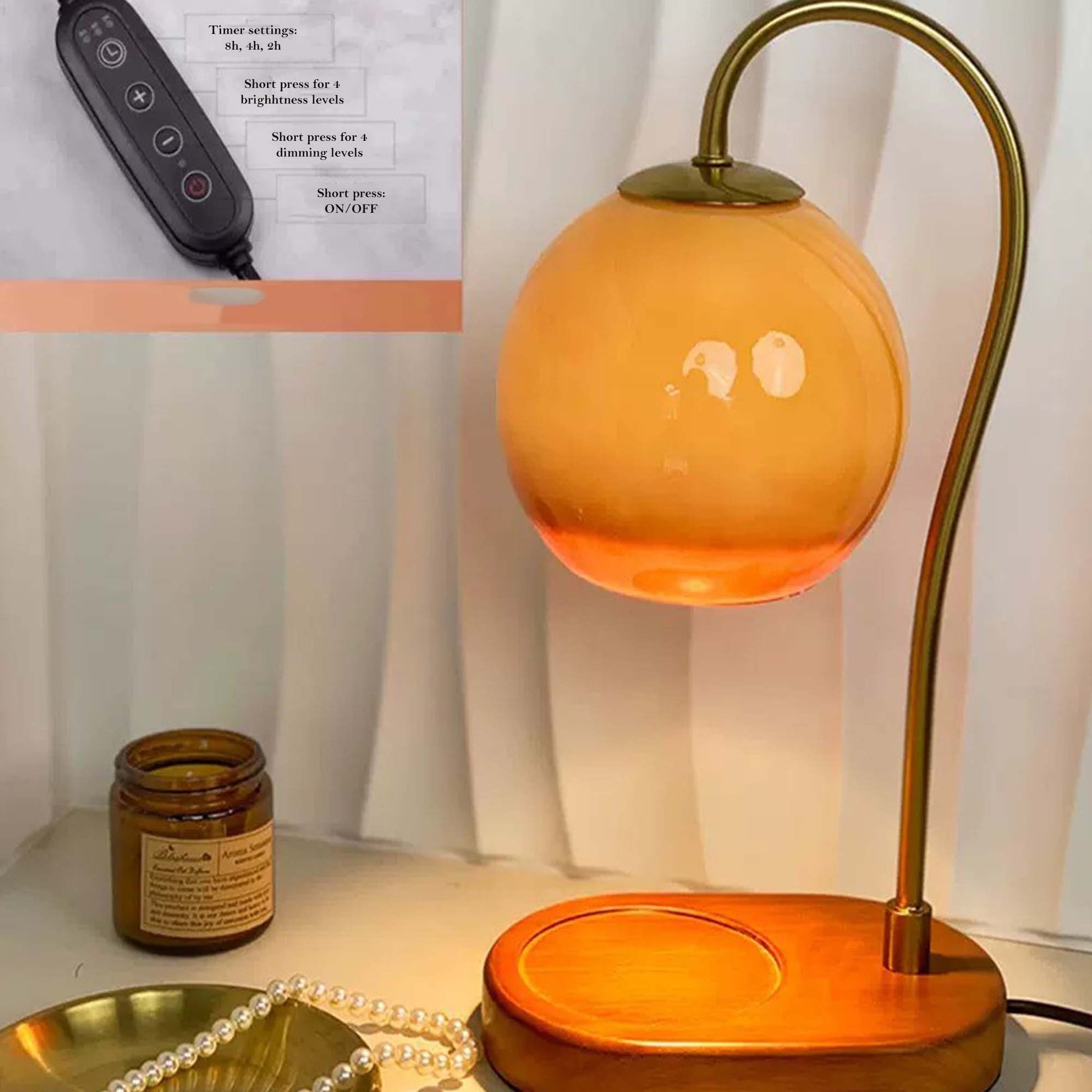 Adjustable Candle Warmer Lamp