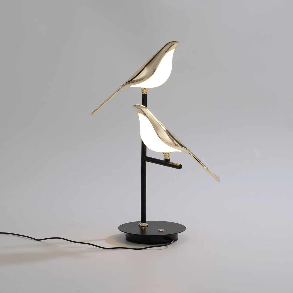 Golden Birdlight Wall Lamp
