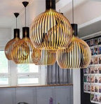Handcrafted Wooden Pendant Light