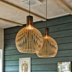 Handcrafted Wooden Pendant Light