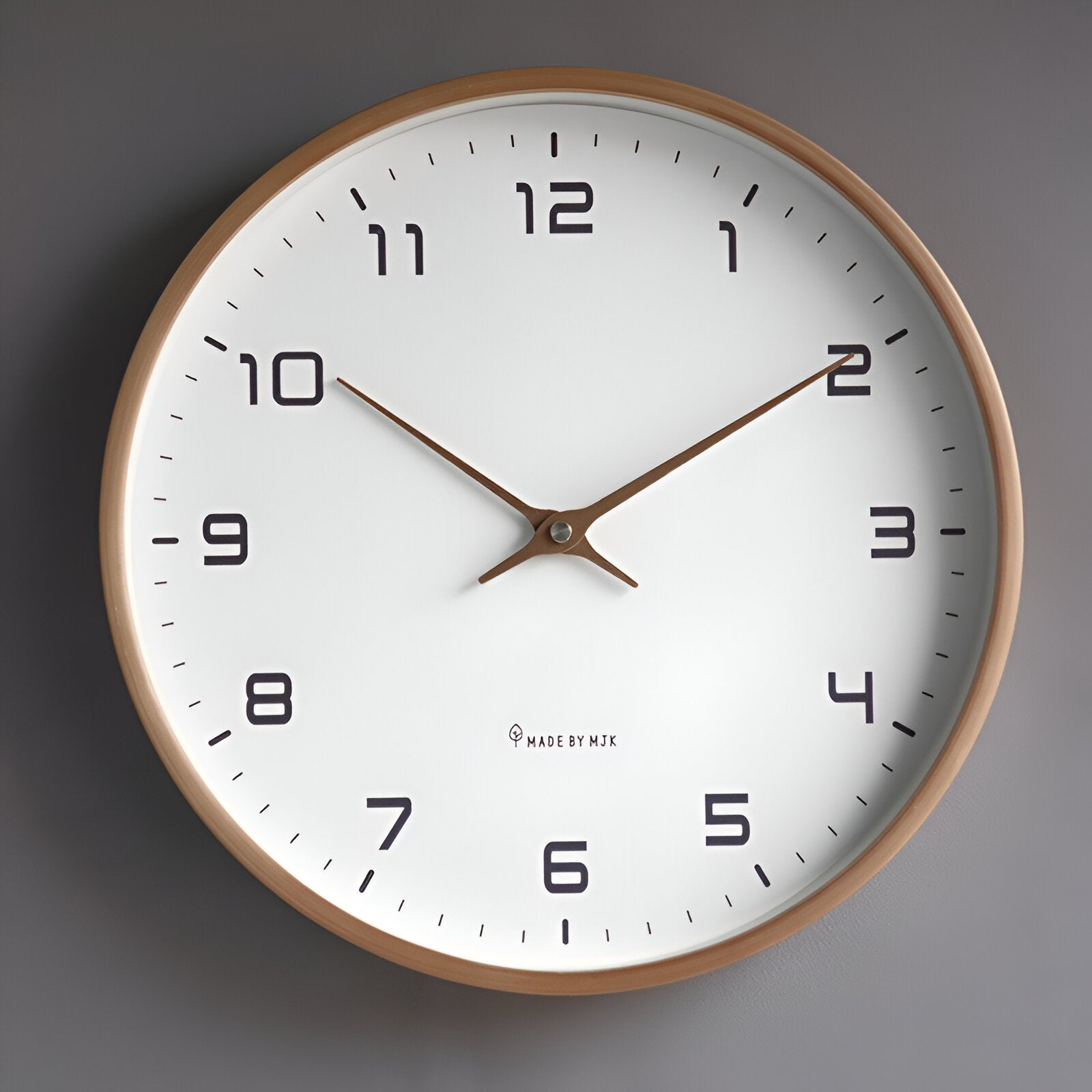 Nordic Wood Wall Clock