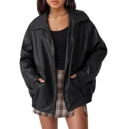 Faux Leather Jacket