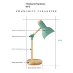 Nordic Wooden Desk Lamp