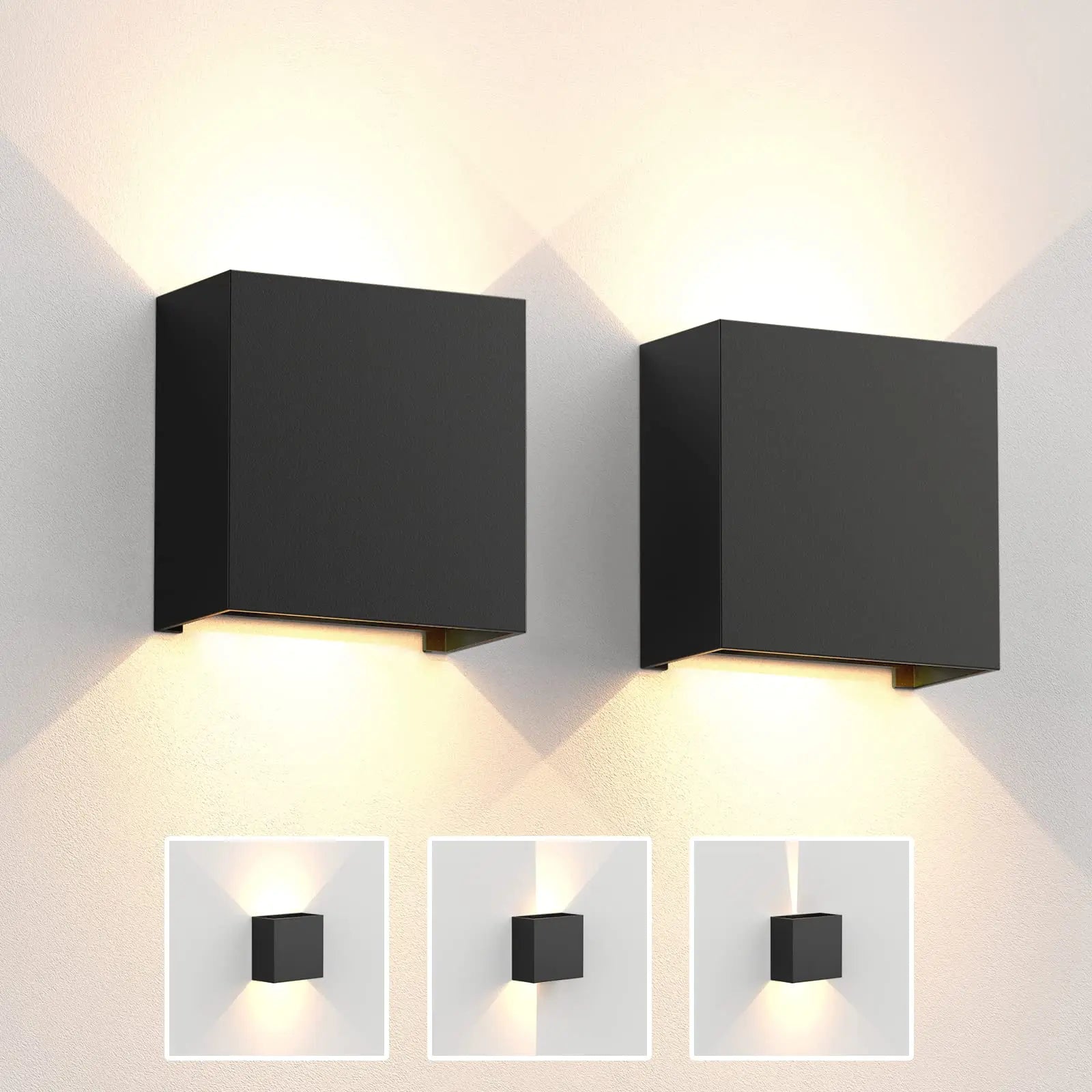 6W LED Wall Sconces Modern Indoor Outdoor IP65