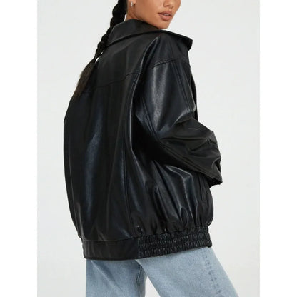 Faux Leather Jacket