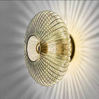 Vintage Glass Wall Sconce