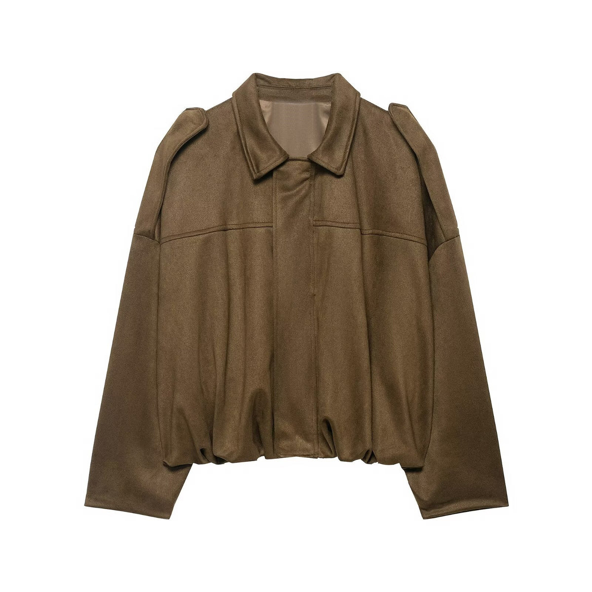 Suede Bomber Jacket