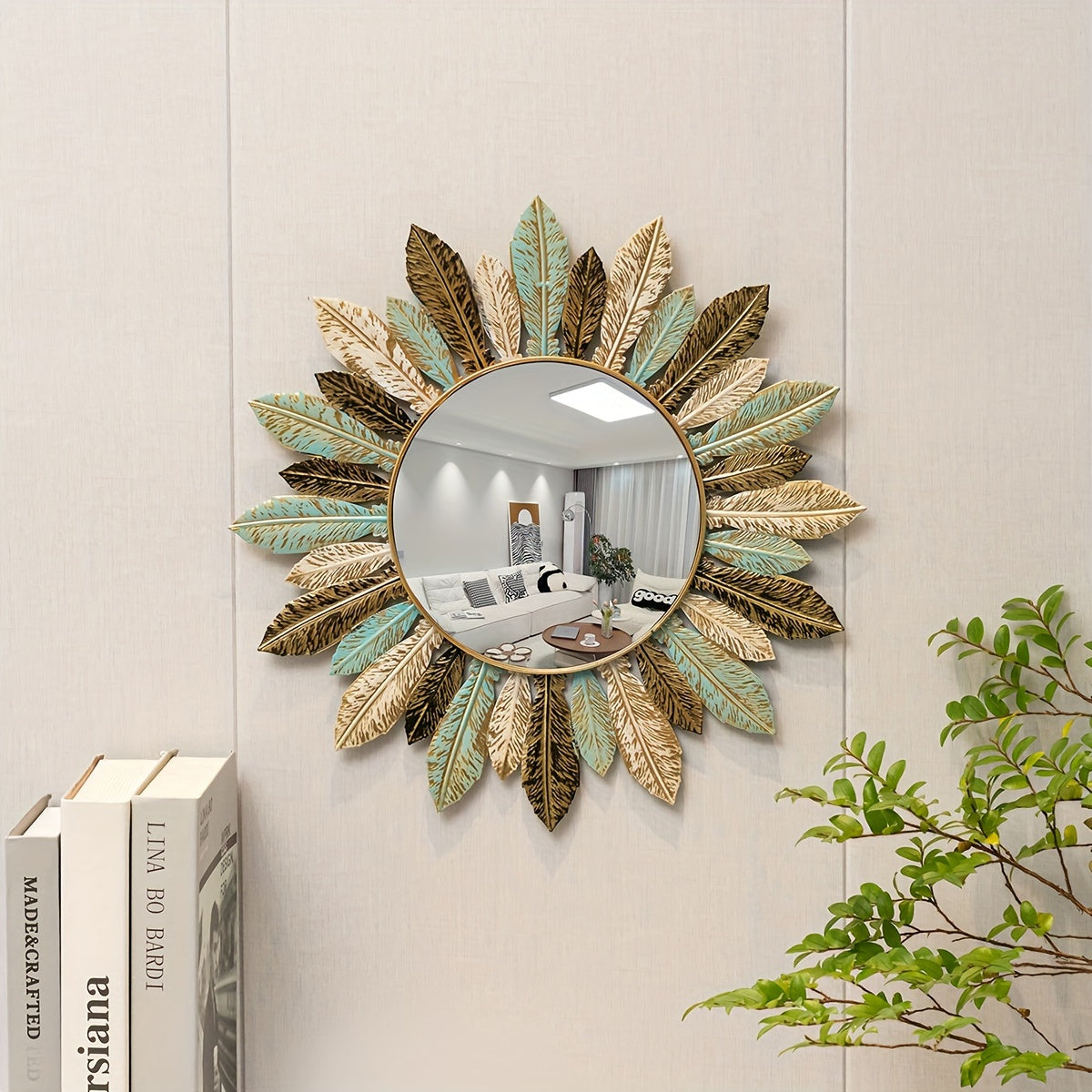 Bohemian Sunburst Wall Mirror
