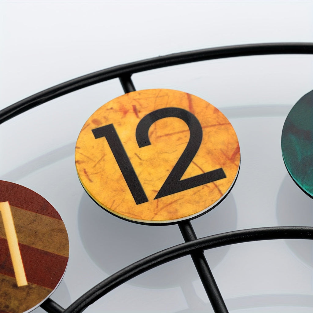 Retro Metal Wall Clock