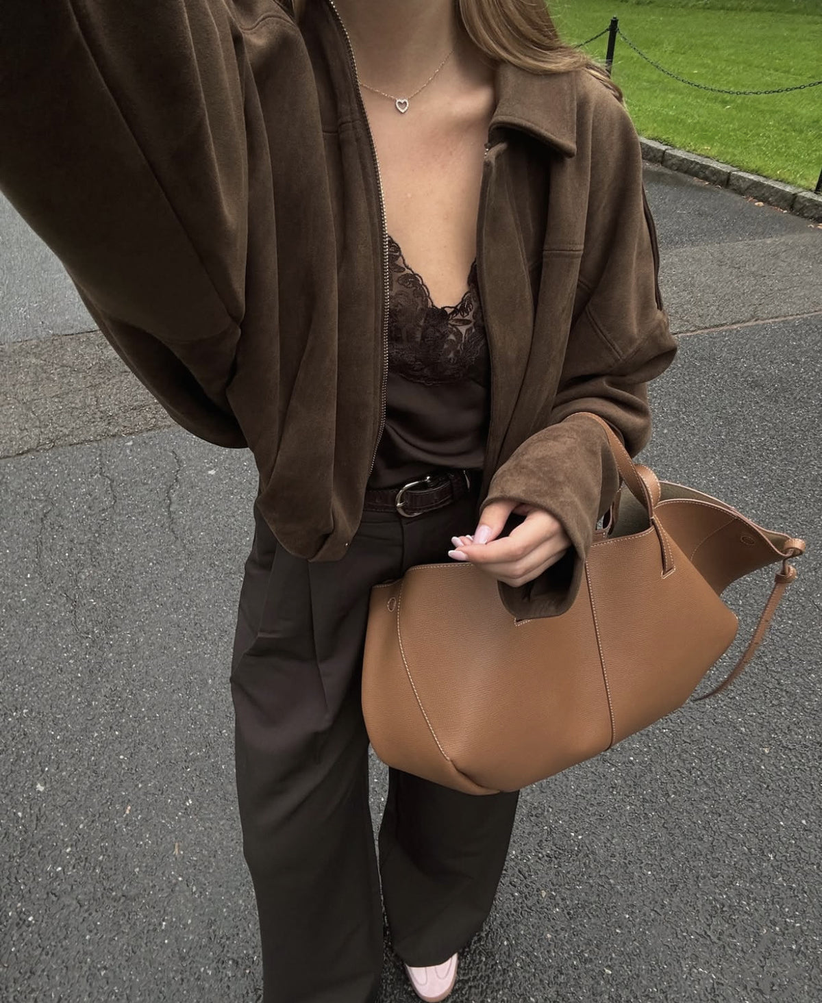 Suede Bomber Jacket