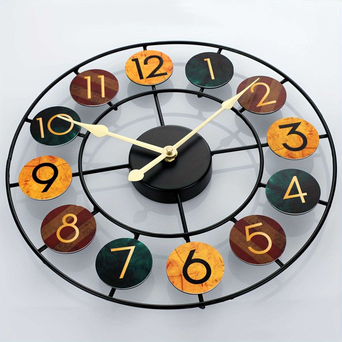 Retro Metal Wall Clock
