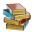 Stained Glass Book Lamp