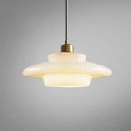 White Glass Pendant Light