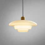 White Glass Pendant Light