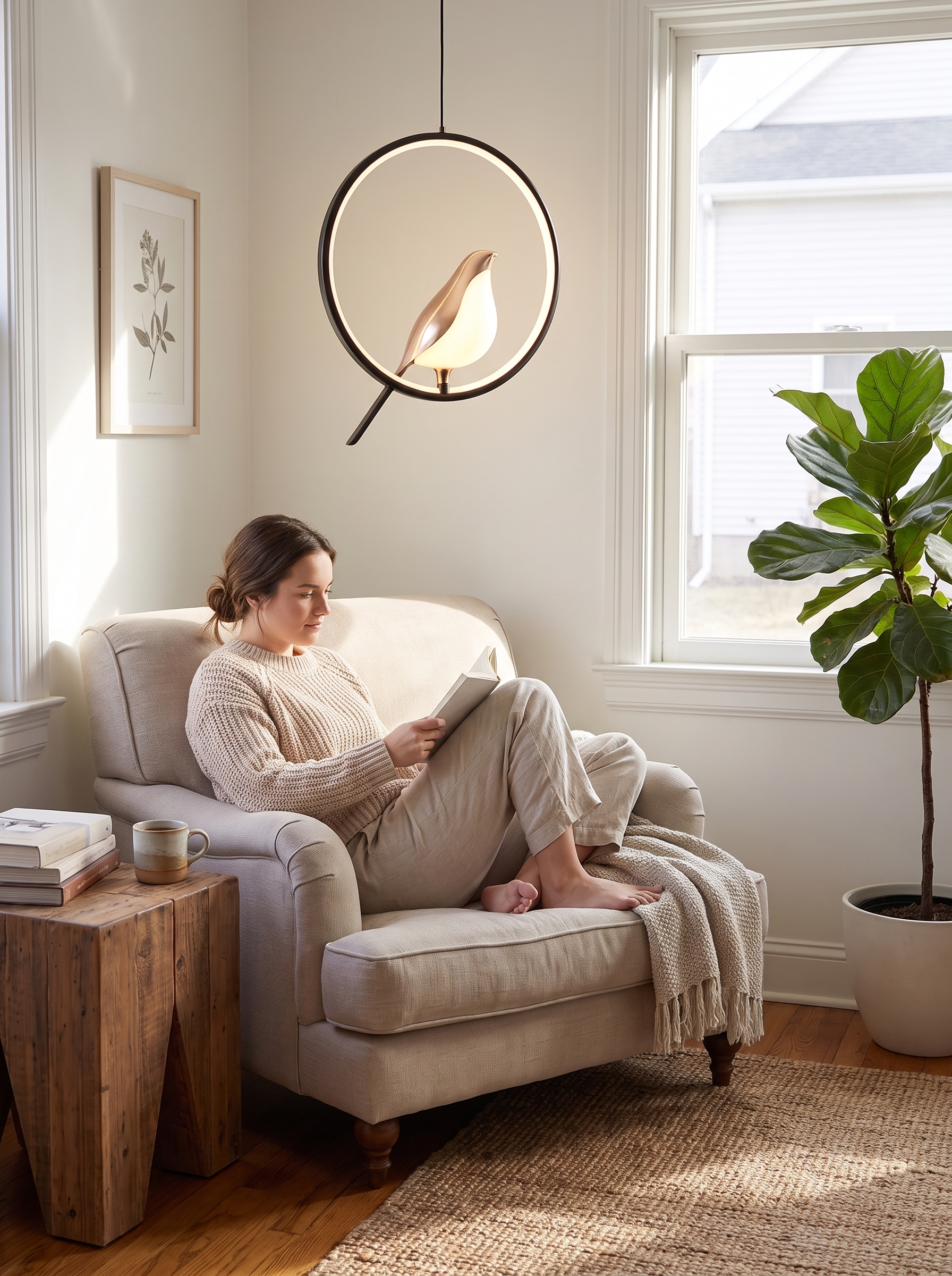 Magpie Pendant Light lifestyle - nordic kitchen