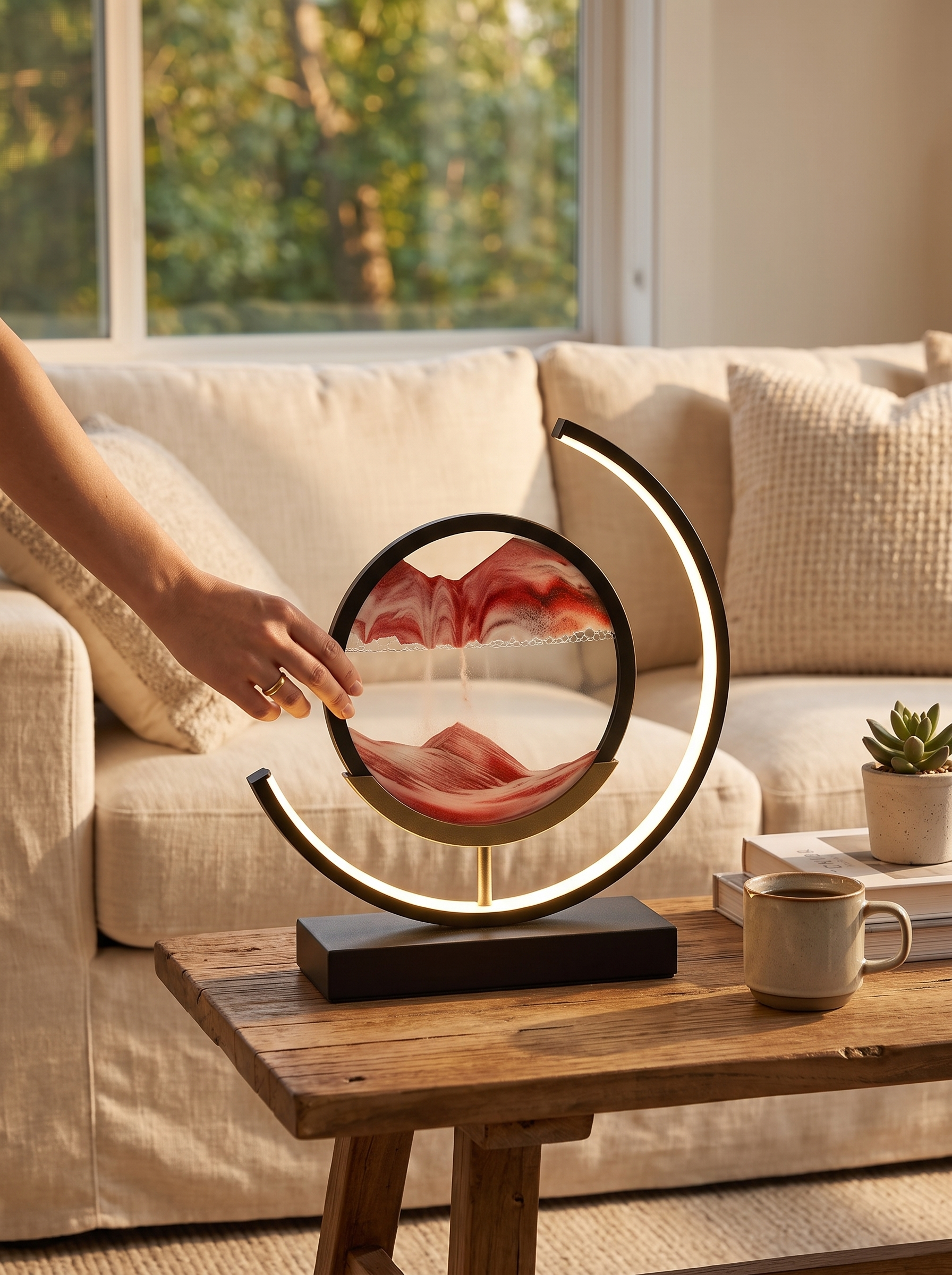 Sandlight Quicksand Table Lamp - Light That Sets The Mood