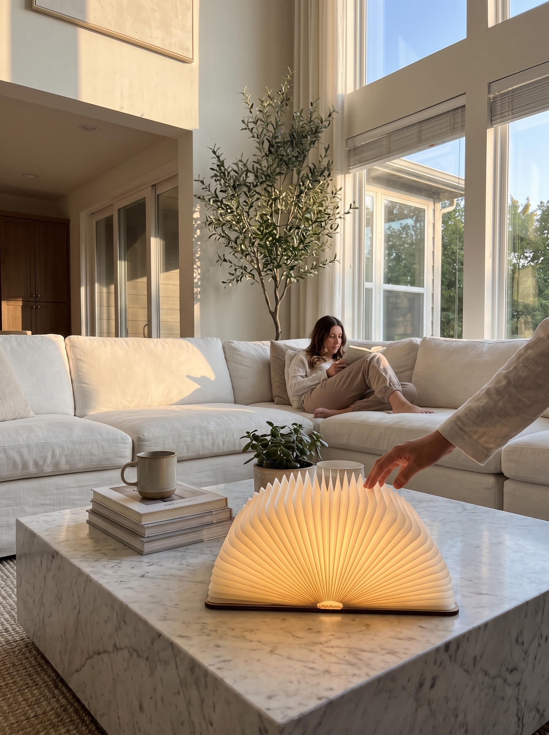 Lumibook Table Lamp lifestyle - One Lamp, Several Shapes