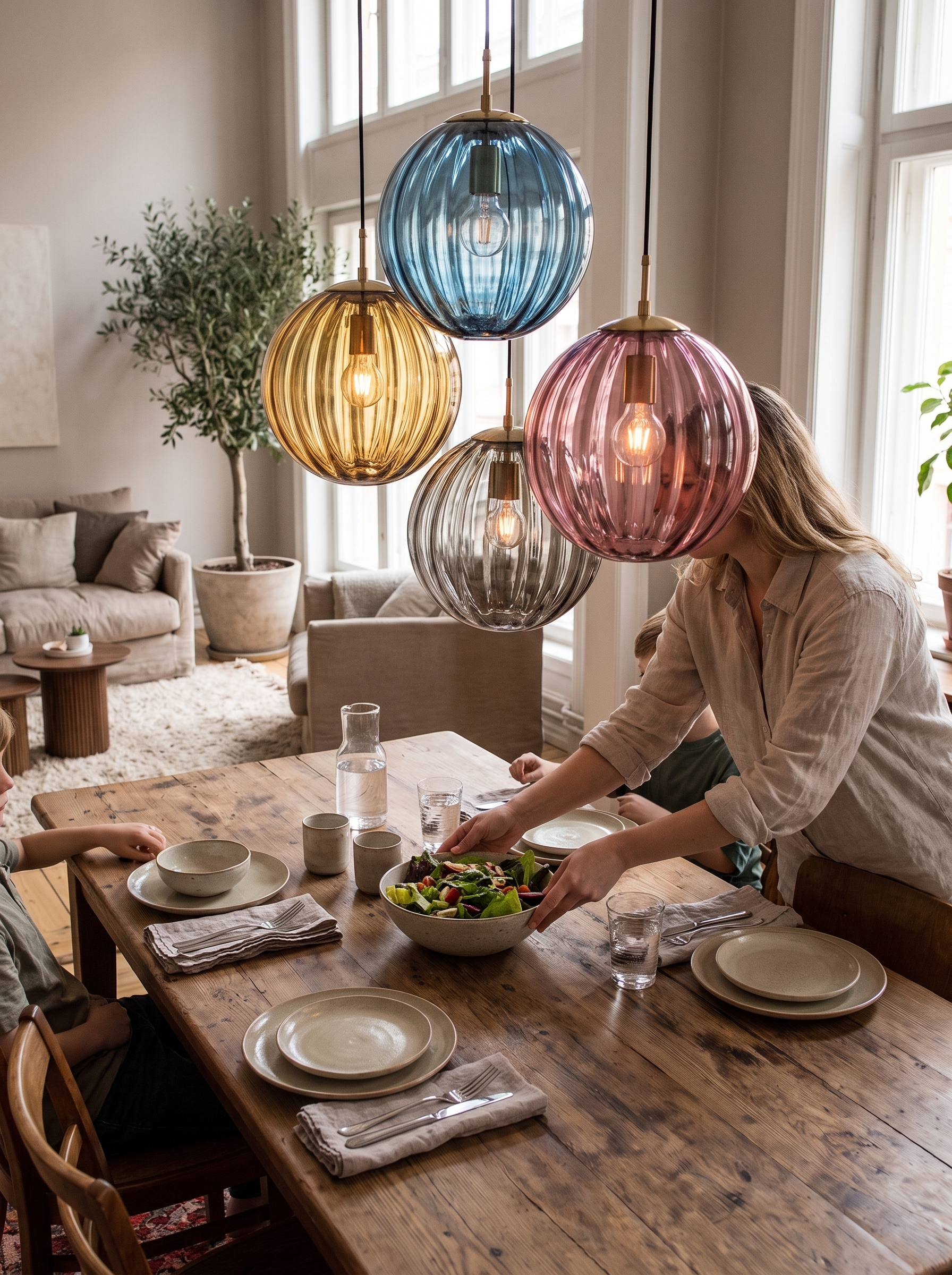 Glass Ball Pendant Light lifestyle - A Shape With No Wrong Angle