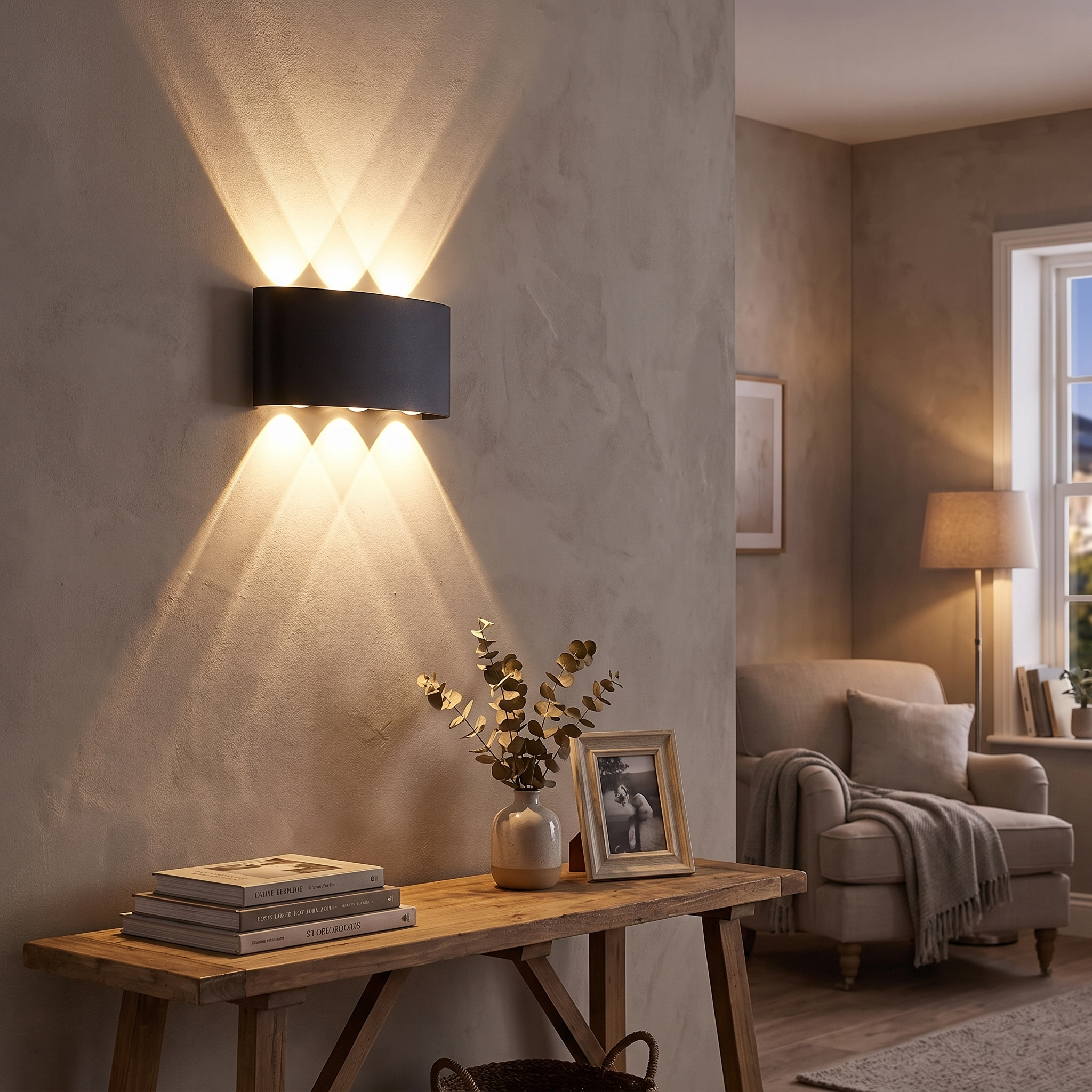 LED Wall Sconces Modern Indoor Outdoor Lamp lifestyle