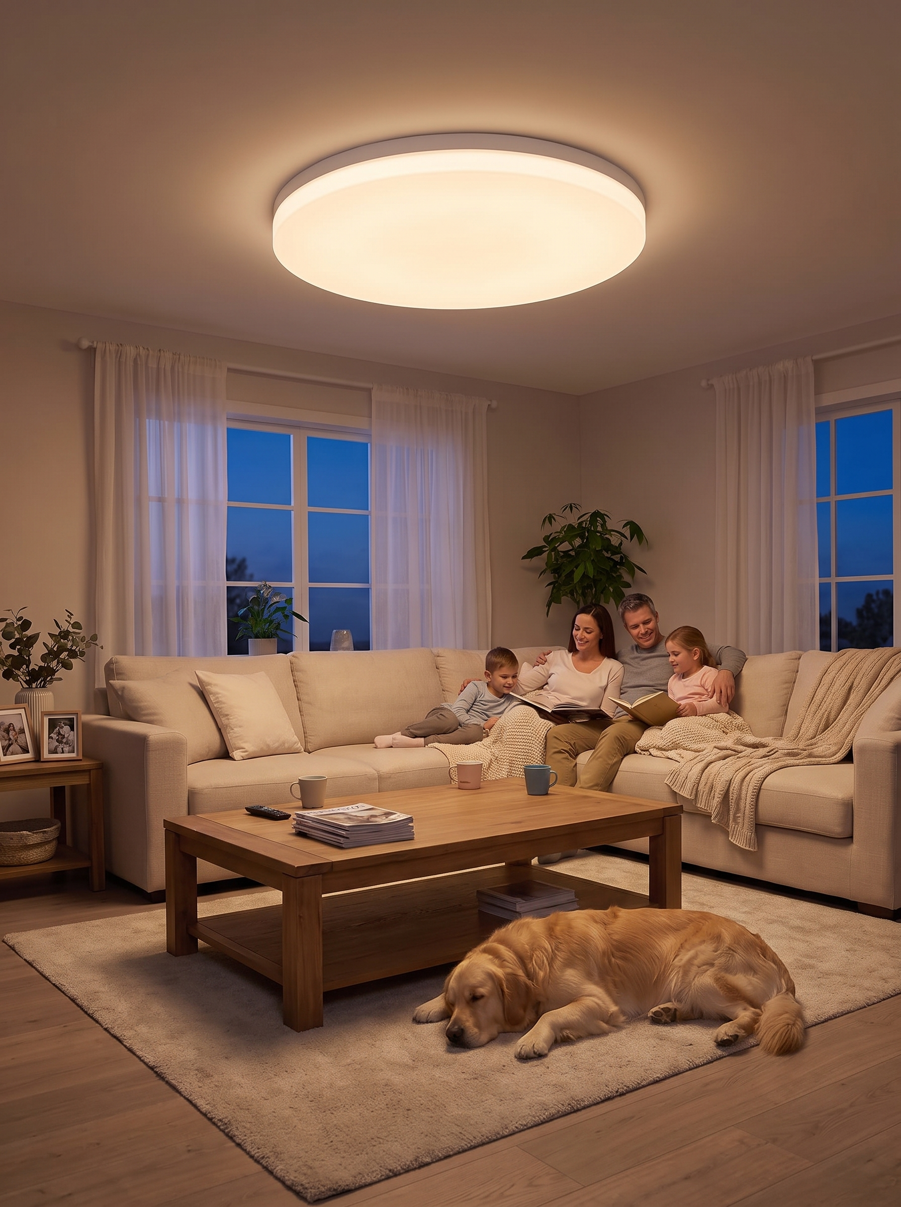 Nue Ritual Ultra-Thin Round LED Ceiling Lamp: A Ceiling Light That Does Not Crowd The Room