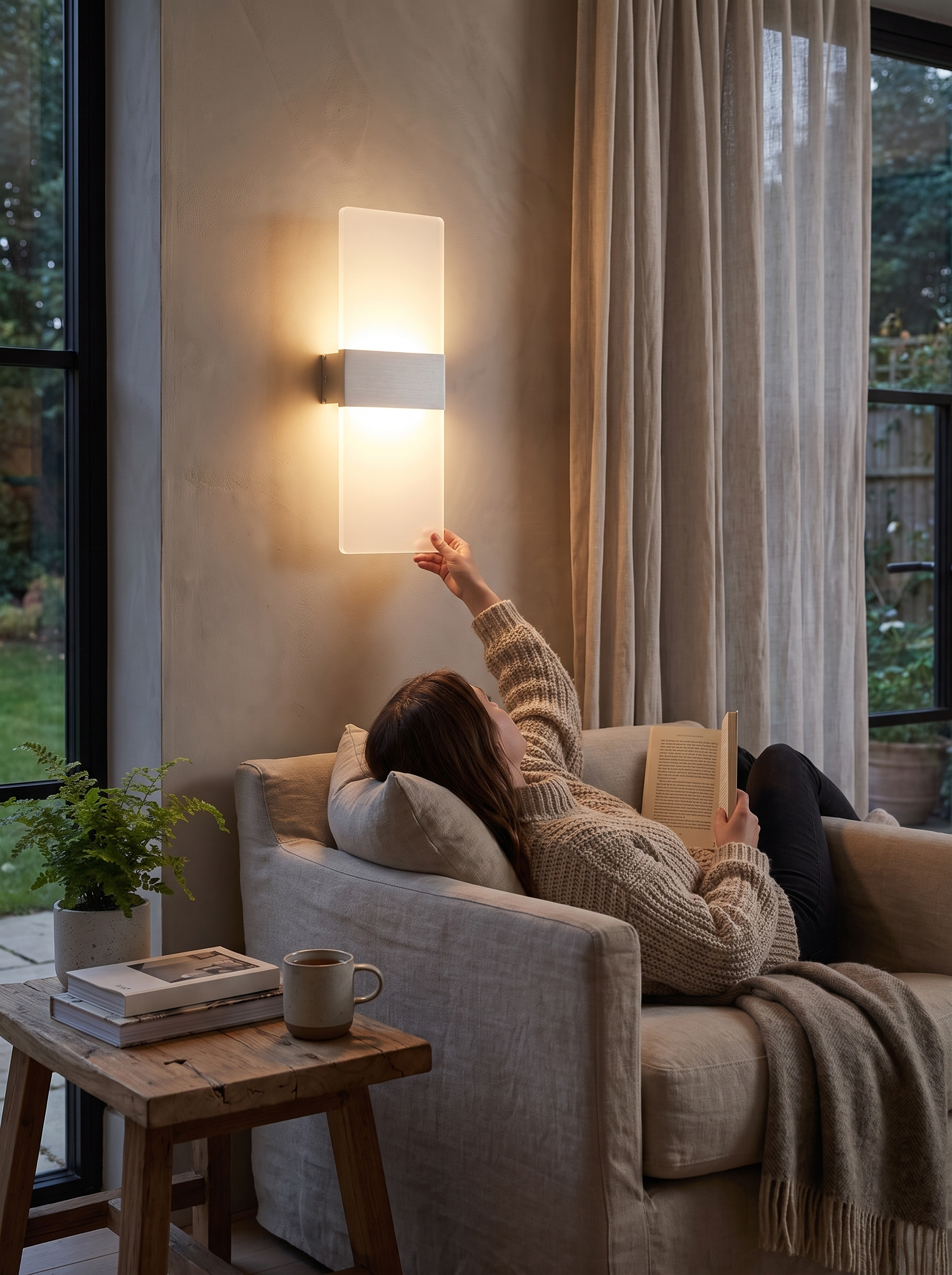 Nue Ritual Minimalist LED Wall Sconce: A Finish That Matches Your Hardware